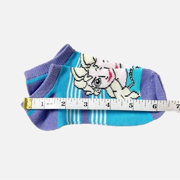 ✨NEW!✨ DISNEY Frozen No Show Girl’s 5 Pair Socks - Picture 6 of 10